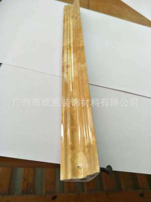 厂家销售 大V字-8164 PVC防火装饰阳角线条 广州仿大理石装饰线板