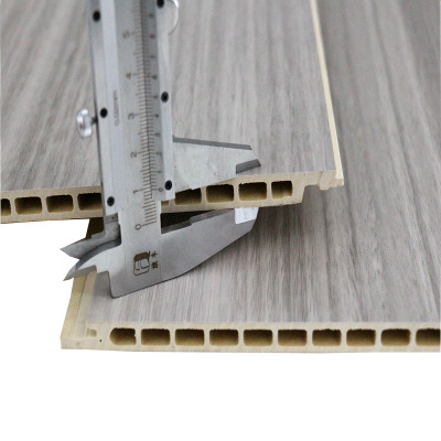 厂家直销 竹木纤维集成墙板无缝锁扣木塑PVC 护墙板环保