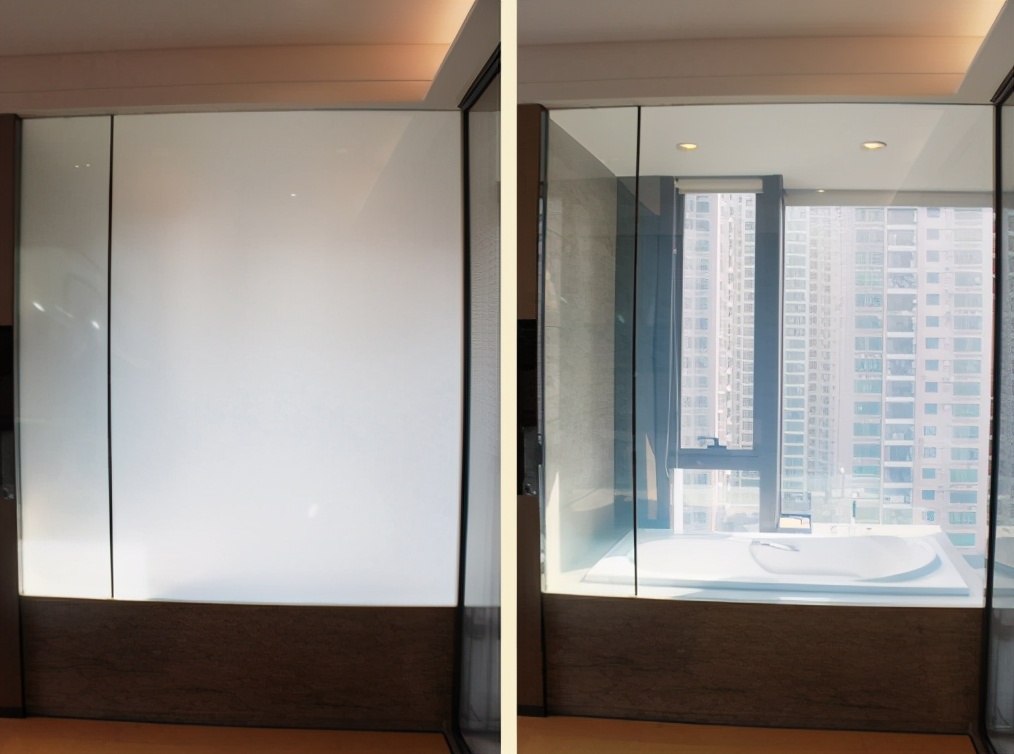 窗户不用窗帘可以用什么 改装电镀雾化玻璃窗任意切换