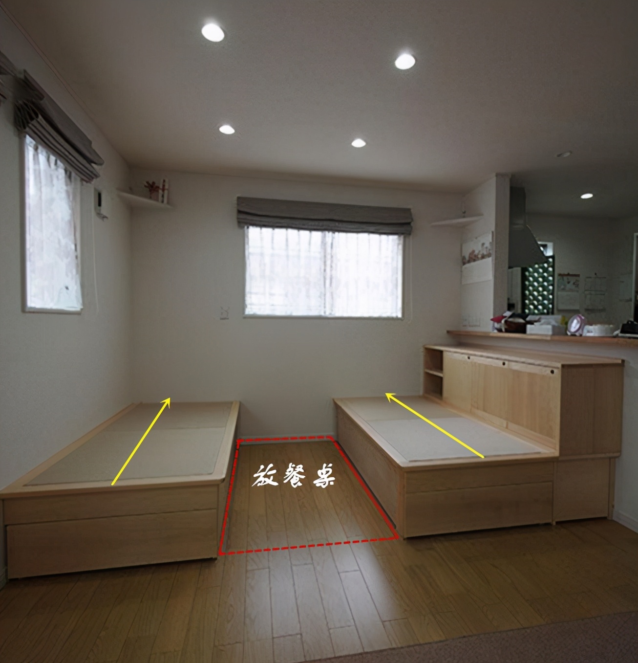 餐厅双卡座设计 用餐人数加倍储物瞬间多5㎡ 餐厅双卡座设计 用餐人数加倍储物瞬间多5㎡