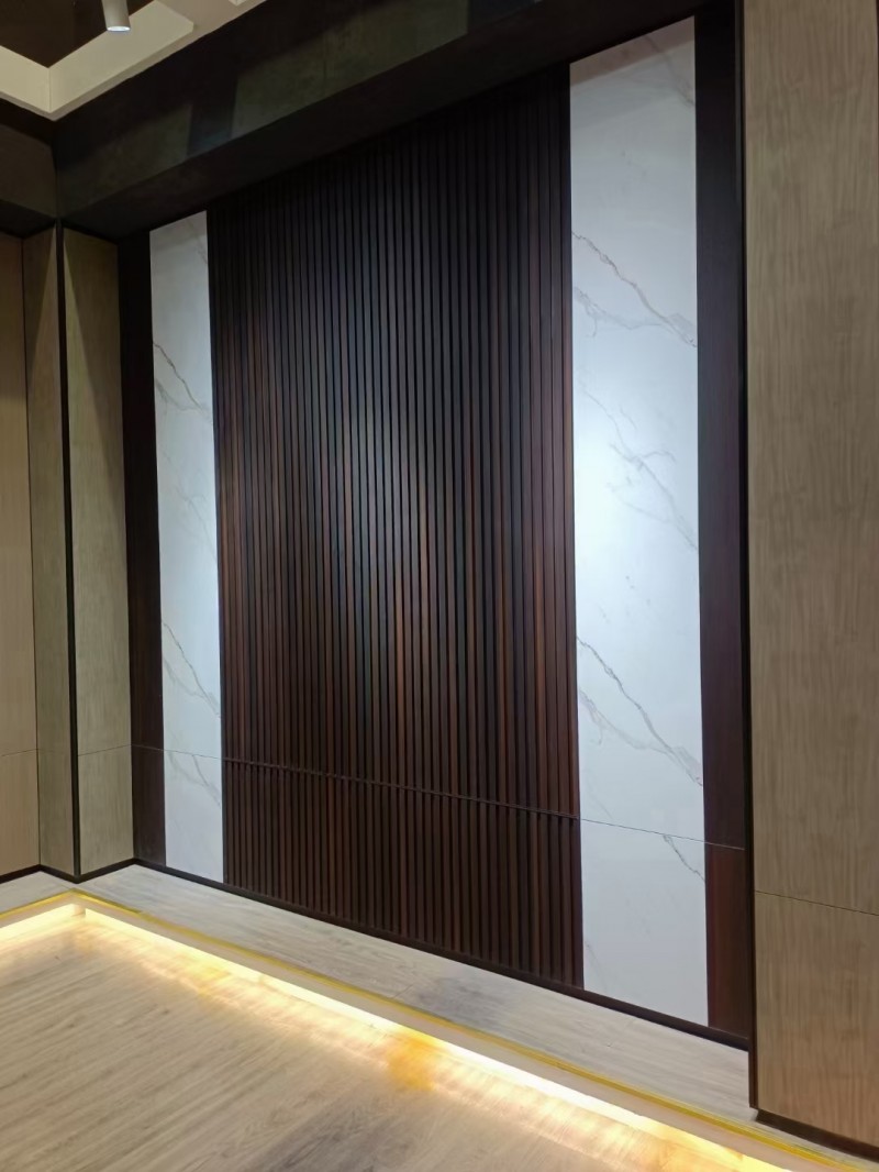 客厅简轻奢无漆实木护墙板房地产工程单整楼15mm墙面装饰板