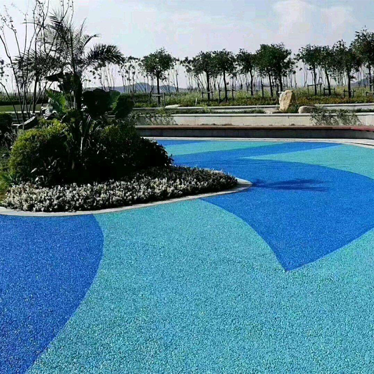 资中市  透水混凝土材料 透水砼材料 压模地坪