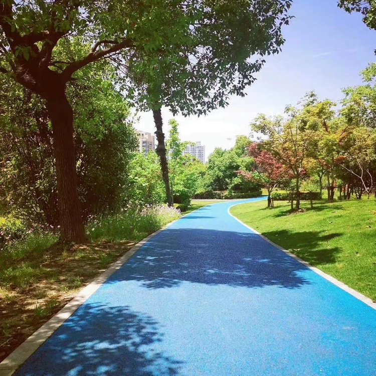 安顺市透水混凝土材料 彩色透水地坪 彩色压模地坪