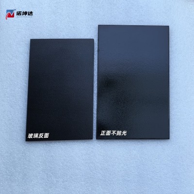 定制黑晶板,黑色微晶玻璃,电磁炉玻璃,电磁炉专用玻璃-诺坤达图2
